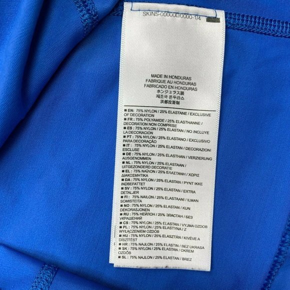 Skins Compression Blue Tank Top A200 Nylon Blend - Picture 10 of 10